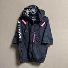 BURTLE 空調服 半袖 フード付き ブラック XLのサムネイル