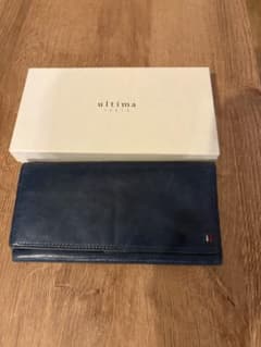 ultima TOKYO 長財布 ネイビー レザーのサムネイル