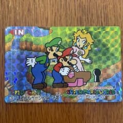 スーパーマリオワールド てれびでんわ 1993年 マリオ ルイージ ピーチ