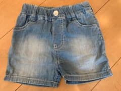 ショートパンツ デニムパンツ  プティマイン 90センチのサムネイル