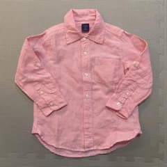 babyGap 長袖リネンシャツ ピンク 3years 100のサムネイル
