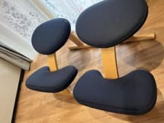★美品2台で半額以下★ 兄弟姉妹で♪ balans Easy 姿勢矯正チェアのサムネイル
