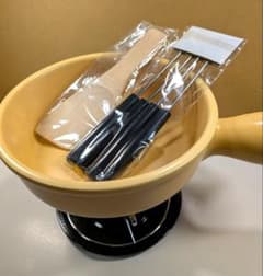 チーズフォンデュセット　17cm　イエロー（固形燃料は別売です）のサムネイル