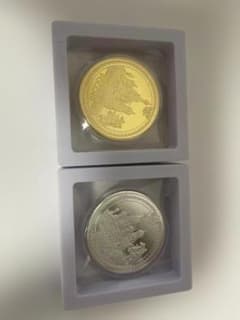 ロシアの金貨と銀貨セットのサムネイル