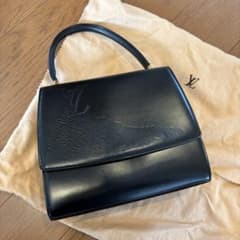 正規品Louis Vuitton ブラックレザーハンドバッグのサムネイル