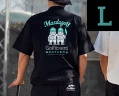 ゴルフィッカーズGolfickers半袖モックネックシャツLブラック黒スウェット 限定品 Golfickers ゴルフィッカーズ モックネックシャツ Lサイズ ②