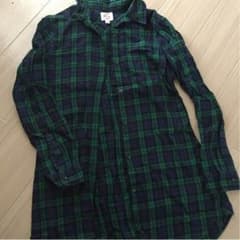 コミミサ様チェックシャツ  膝上丈のサムネイル