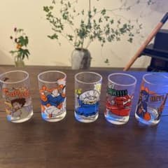 廃盤　スタジオジブリ グラス 5個　ヴィンテージ グラスセットのサムネイル