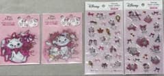 Disney マリー ステッカー&シール 4点セットのサムネイル