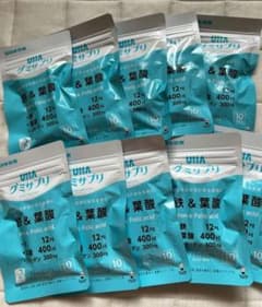 グミサプリ　鉄・葉酸　10袋セットのサムネイル