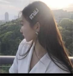 miumiu ヘアクリップ　ヘアバレッタのサムネイル