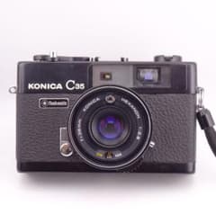 露出計OK】 Konica C35 Flash matic ブラック - メルカリ