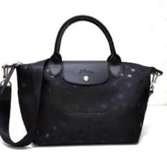 Longchamp ブラック 星柄 ショルダーバッグのサムネイル