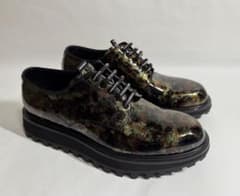 【美品】Dolce&Gabbana パテントレザー シューズ 27.0ドルガバのサムネイル