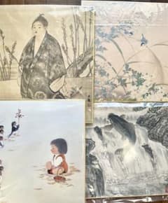 色紙絵　4枚セット　まとめ売りのサムネイル