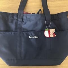 未使用】familiar トート マザーズバッグ レッド - メルカリ