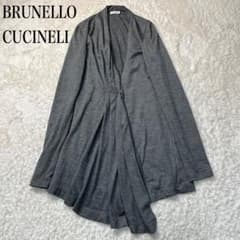 BRUNELLO CUCINELI カーディガン カシミヤシルク アシンメトリー