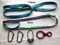 カラビナとスリングのセットのサムネイル