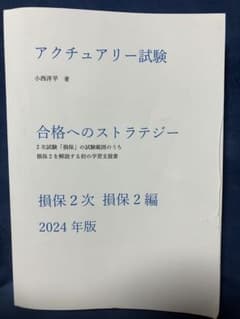 アクチュアリー試験 合格へのストラテジー 2024年版のサムネイル