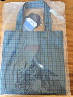 【お値下げ交渉可】 familiarトートバッグ　青　小のサムネイル