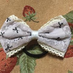 リボン ゴム ヘアアクセサリー ☻ レトロ ロリータのサムネイル