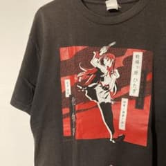 化物語ビンテージ戦場ヶ原ひたぎ古着アニメT漫画フェード西尾維新y2k 