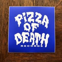 PIZZA OF DEATH ステッカー ブルーのサムネイル
