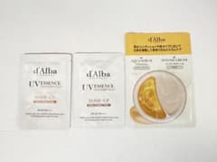 d'Alba 톤업 선크림 3ml 더블 세럼 & 크림 2ml