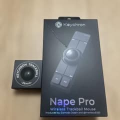 メルカリ便◽️Keychron Nape Pro ワイヤレストラックボールマウス Keychron Nape Pro ワイヤレストラックボールマウス - メルカリ