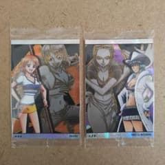 ONE PIECE ワンピース ウエハース ナミ ニコ・ロビン カード