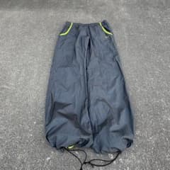 希少 00s nike 極太 wide nylon pants y2k テック系 - メルカリ
