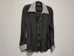 【Boka nii】バイカラー シアーシャツのサムネイル