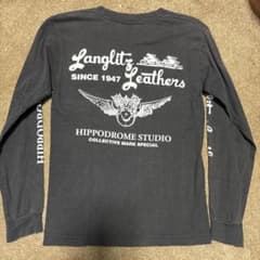 Ｓサイズ Langlitz Leathers ロングスリーブ Tシャツ　黒