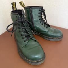 Dr.Martens ドクターマーチン キッズ 8ホール 20cm グリーンのサムネイル
