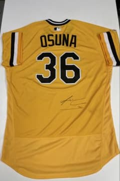 パイレーツ　ヤクルトスワローズ　ホセ　オスナ　実使用　ユニフォーム パイレーツ ヤクルトスワローズ ホセ オスナ 実使用