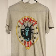 90s LIBERTY プリント Tシャツ メンズ　 made in USAのサムネイル