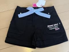Jenni Girl 블랙 반 바지 리본 포함
