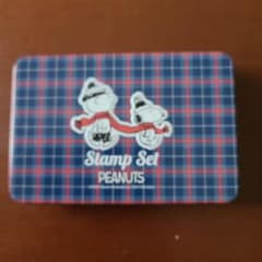 PEANUTS Stamp Set 缶ケース、ビンセットのサムネイル
