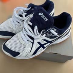 ASICS バレーボールシューズ ホワイト/ネイビー リブレEX7 26.5cm