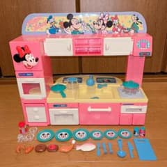 訳あり】ミニーマウス ままごとクラブ システムキッチン【当時モノ 