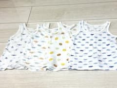 ベビー肌着 タンクトップ ４枚セット　80cmのサムネイル