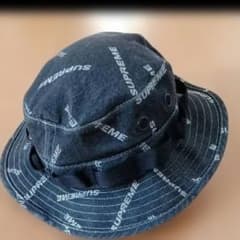 Supreme Denim Logo Boonie 黒