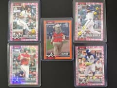 2026 Topps ブレーブス 桜/99 ブルーパー/25 5枚のサムネイル
