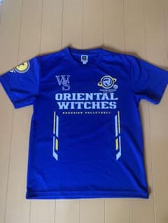 ORIENTAL WITCHES バレーボール Tシャツ ブルーのサムネイル