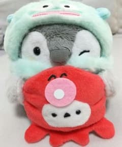 コウペンちゃん×ハンギョドン きみをみまもるデスクトップぬいぐるみ