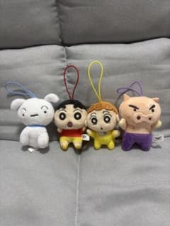 Crayon Shin-chan Plush Mascot - All 4 Types