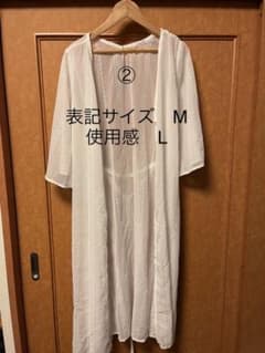No.2   ロングカーディガン　アウター　レースカーディガンのサムネイル