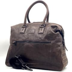 Zegna ゼニア レザーボストンバッグ 2way 大容量 ブラウン メンズ 