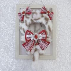 ぬい服 着ぐるみ 12cm 13cm いつぬい ヒョウ柄のサムネイル
