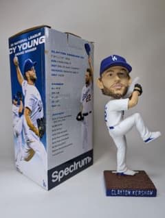 引退】クレイトン・カーショウ ドジャース ボブルヘッド MVP記念 限定